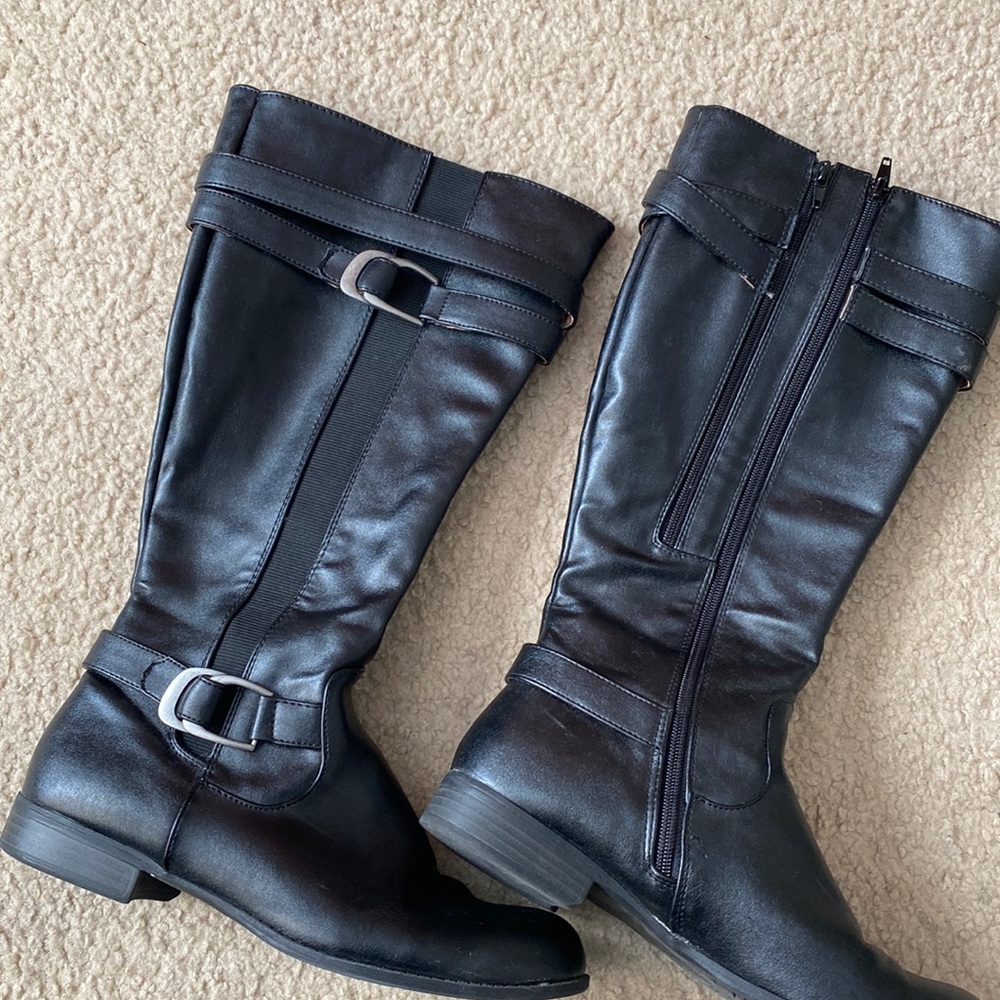 Black Life Stride boots sz 9